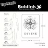 Boldink 2 Pcs Semi Permanent Jagua Tattoos 2 Weeks Long
