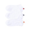 Champion CWSCZ401 3P Plain Socks, Non-Pile Logo Embroidery, Script Logo,