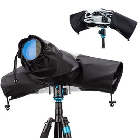 JJC Camera Raincoat Rain Cover Camera+Lens Size≤18x14x34cm Dual Waterproof Sony A7IV A7RIV A7RIV A7RIII A7RII A7R A7SII A7S A7III A7II A7 RX10 M4 M3 M2 A6600 A6500 A6400 A6300 A6100 A6000 A99II A99