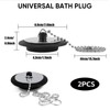 Universal Bath Plug and Chain – Bathroom & Kitchen Sink