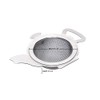 HealthAndYoga™ Stainless Steel Tea Strainer with a Utility Cup -