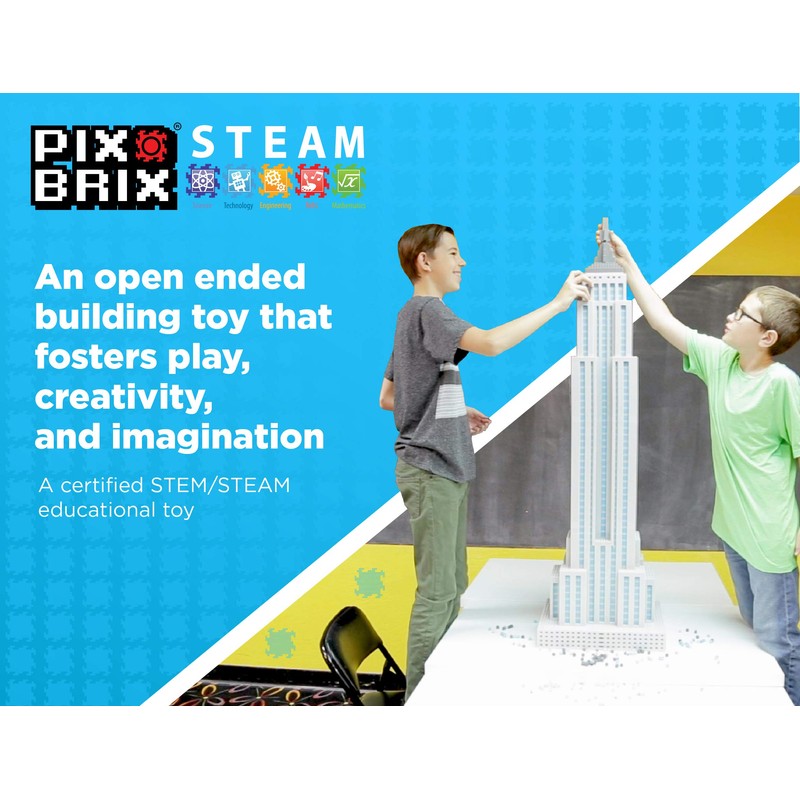 Pix Brix Pixel Art Puzzle Bundle - 4,500-Piece Kit with