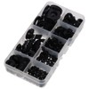 Fudeshe 550Pcs Flat Washers Assortment Kit,Black Durable M2 M2.5 M3