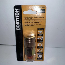 Bostitch BTFP72320 Push To Connect Hose Coupler, 1/4" New