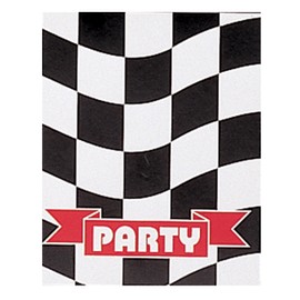 Creative Converting 8 Count Invitations, Black/White