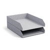 Bigso Hakan Set of 2 Letter Trays for Desk, Stackable