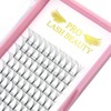 Fan Eyelash Extensions, 5D-D-0.10-14, Short, Ready-Made Volume Eyelashes, 0.10 D