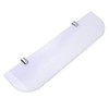 BSM Marketing Wall Mounted Floating Acrylic Shelf (Curved Edges) with
