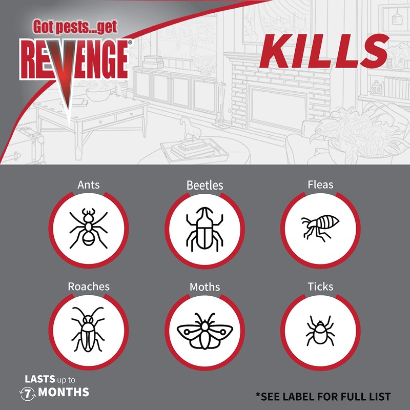 Revenge Total Release Flea Fogger, Pack of 3 6 oz