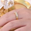 Newshe Eternity Ring Wedding Band for Women 925 Sterling Silver