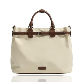 Omenluck Women's Tote Bag, Backpack, Shoulder Bag, Compatible with 13-inch Mac, Large Capacity, Handbag, Nylon, Commuting, Multifunctional, Lightweight, Waterproof, Computer Bag, Business Travel