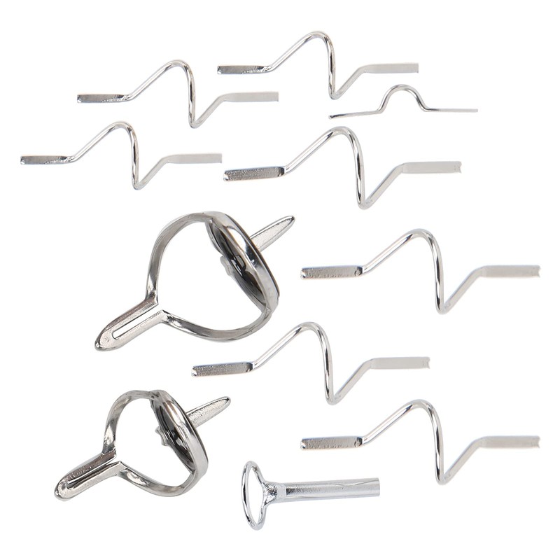 SALUTUY Guide Ferrules Rod, Fly Fishing Guide Stainless Steel with