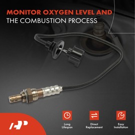 A-Premium - Sensor de oxígeno O2 compatible con Dodge Durango 2003-2005, Dakota 2003-2004, 4.7L, aguas abajo izquierda