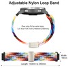 Vancle Braided Elastic Band Compatible with Garmin Venu 3S /