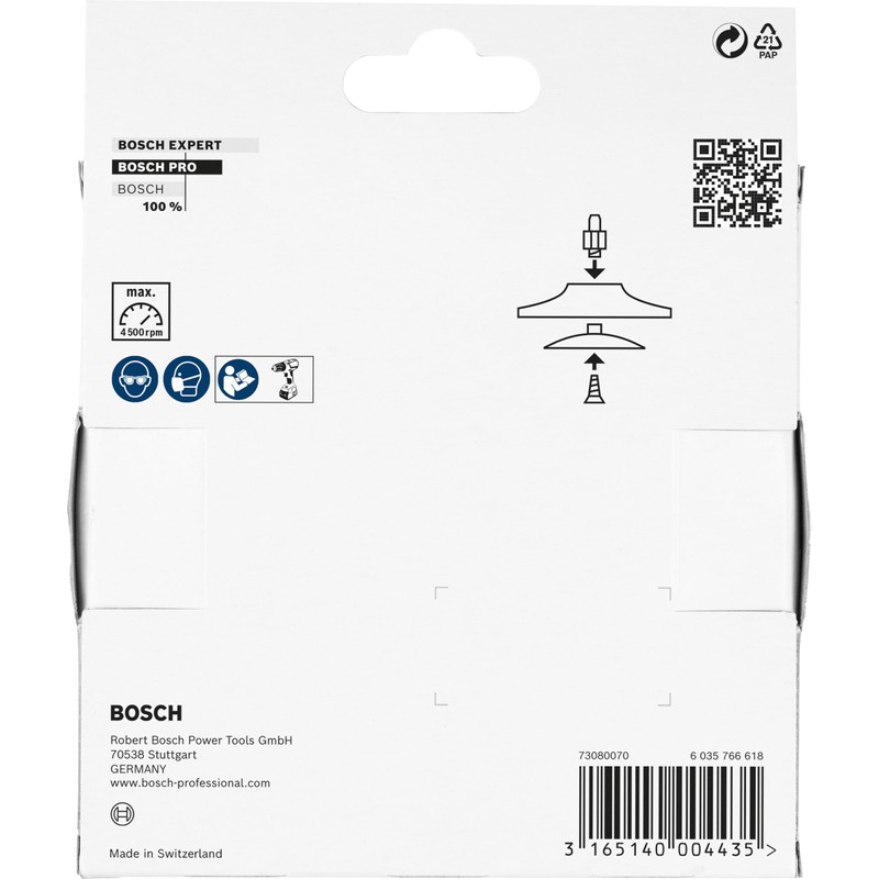 Bosch 1609200240 Sanding Plates Ø 125 mm, Black, 125 mm