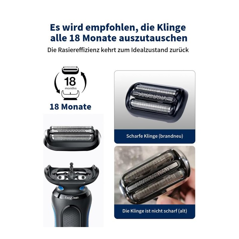 53B Shaving Head Compatible with Braun Series 5 & 6