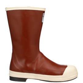 Tingley Pylon MB924B Neoprene Steel Toe Boot (12-1/2 Inch) With Safety-Loc Outsole, Men's 14, Brick Red Upper - Brown Sole