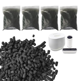 Artgol 4-Pack (2 Pounds) Odor Absorbing Filter Refills for Lomi Kitchen Composter, Replacement Activated Charcoal Filters, Compatible with Lomi Electric Countertop Compost Bin Charcoal Refill