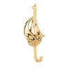 NKlaus Maritime Hook Boat 4 x 9.5 cm Brass Gold
