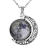 FM FM42 Temperature Sensing Color Changing Rotatable Double-sided Moon Pendant