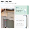 NovaNectar Glass Shower Door Handle, Bathroom Shower Door Replacement Handles,