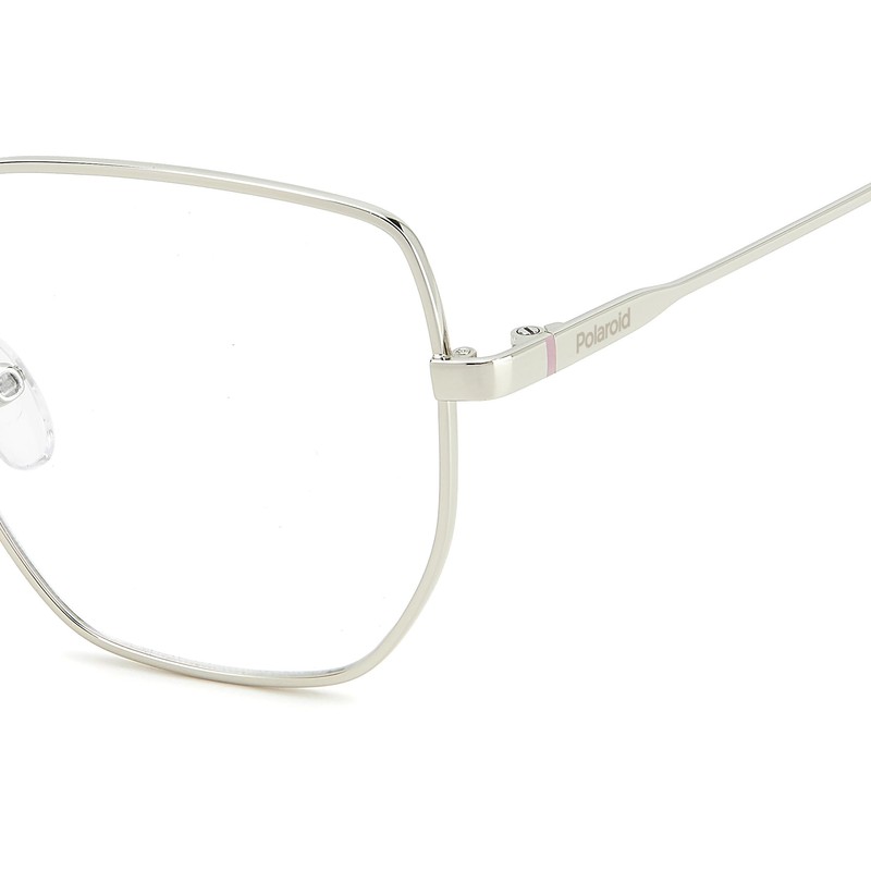 POLAROID Model PLD D508/G Women's Square Metal Glasses Frame (Includes