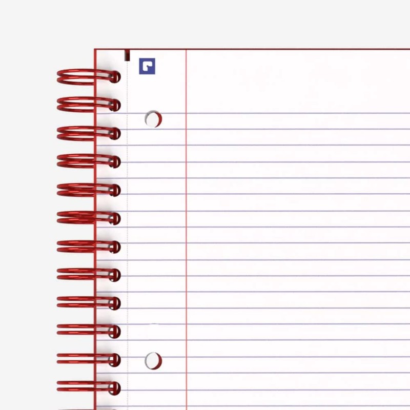 Hamelin, Spiral Notebook, 8.5x11in, College Ruled, Hardcover, 90shts/180 Pages, 3