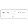 TOSUKKI Microscope Calibration Ruler Slide,4-Scales and 0.1mm Line Resolution,Microscope Calibration
