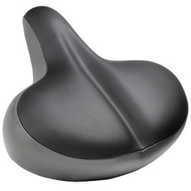 Venzo Comfortable Bike Bicycle Saddle Seat - for MTB, Road, Exercise, Trekking, Folding, Hybrid & Cruiser Bikes - XC Saddle Seat in Black