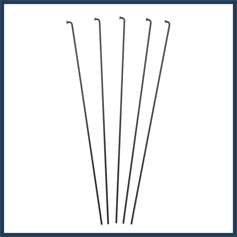 VekAuto 40 Pcs 14G J Bend 228mm Bike Bicycle Spokes