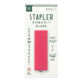 DESIGNPHIL 35272006 Midori Stapler, XS Compact Stapler, Pink