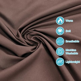 VVAYHUA Sleeping Bag Liners, Two-Way-Zipper Expose Feet Separately, Adult Sleep Sack Travel Sheets for Hotel Portable Single Camping Sheet for Business Trips-Coffee Color