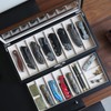 Besforu Pocket Knife Display Case for men collection holder 15-17