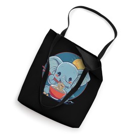 Elephant Ramen Sunset Anime Kawaii Japanese Noodles Tote Bag