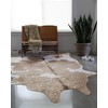 Loloi Bryce Collection Faux Cowhide Area Rug, 3'10" x 5',