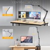 NOEVSBIG LED Desk Lamp with Clamp,2-in-1 Clamp on Desk Lamps