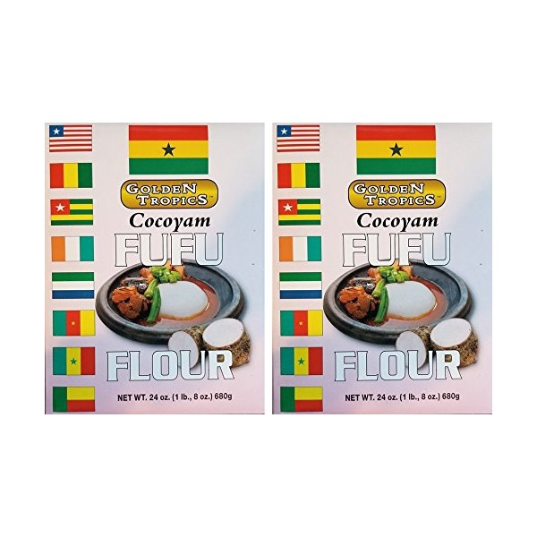 COCOYAM FUFU FLOUR 2PK