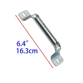 Abeicy 2 Pack Heavy Duty Garage Door Pull Handles for Most Bottom Lift Handle Replacement, Sliding Barn Shed, Silver