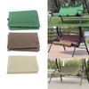 Waterproof Patio 3 Person Swing Cushion Cover Set Replacement,Foldable Durable
