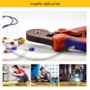 Crimpadora Terminal Cable Eléctrico 1200Pzs, Pinza Pelacable Alicates Alambre Engarzado,