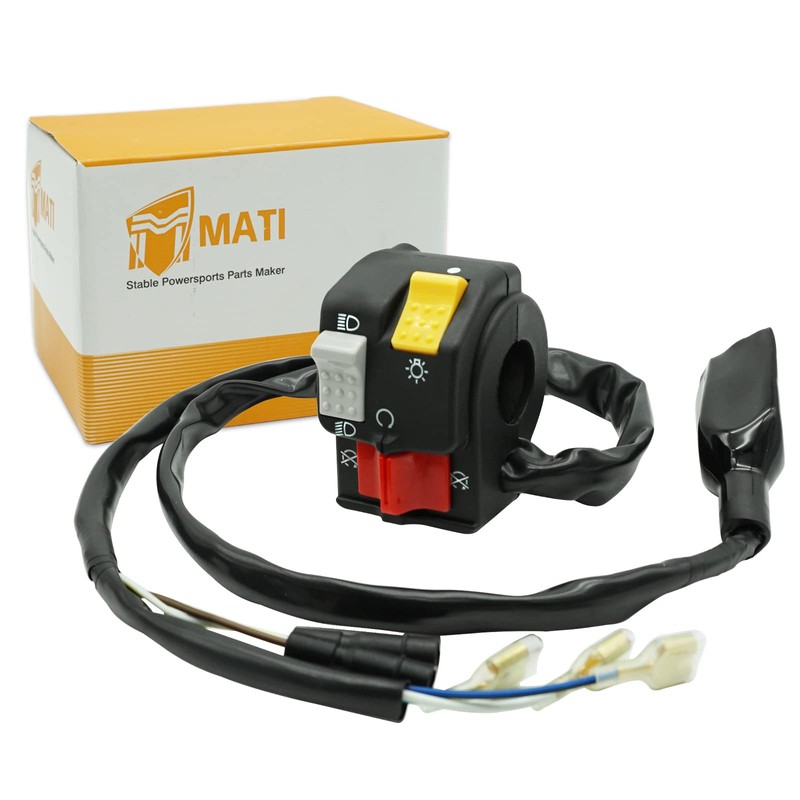 M MATI Handlebar Kill Stop Light Headlight Switch for Honda