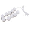 LED Vanity Lights with 10 Dimmable Bulbs USB Adjustable Color