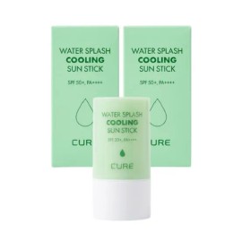 Kim Jeong-moon Aloe Water Splash Cooling Sun Stick SPF50 23g 2pcs / 김정문알로에 워터 스플래쉬 쿨링 선스틱 SPF50 23g 2개