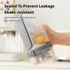Overnight Oats Containers with Spoon & Fork, Double-layer 28oz Mason