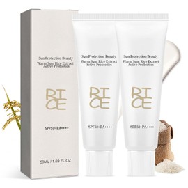 Protector solar orgánico SPF50+, arroz y probióticos, PA+++++++++++ crema coreana | Piel coreana para todo tipo de piel | Protección UV para la piel nutritiva