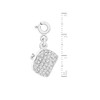 Tuscany Silver Women's Sterling Silver Crystal Handbag Charm