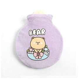 Pouch round insulating bear water bag 240ml hand warmer fomentation round pouch