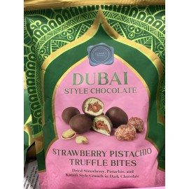 Promise Confections DUBAI STYLE CHOCOLATE Strawberry Pistachio Truffle Bites