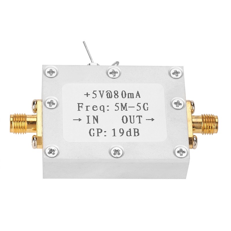 5M-5GHz Wideband RF Signal Amplifier Gain 19dB@2G Broadband Amplification