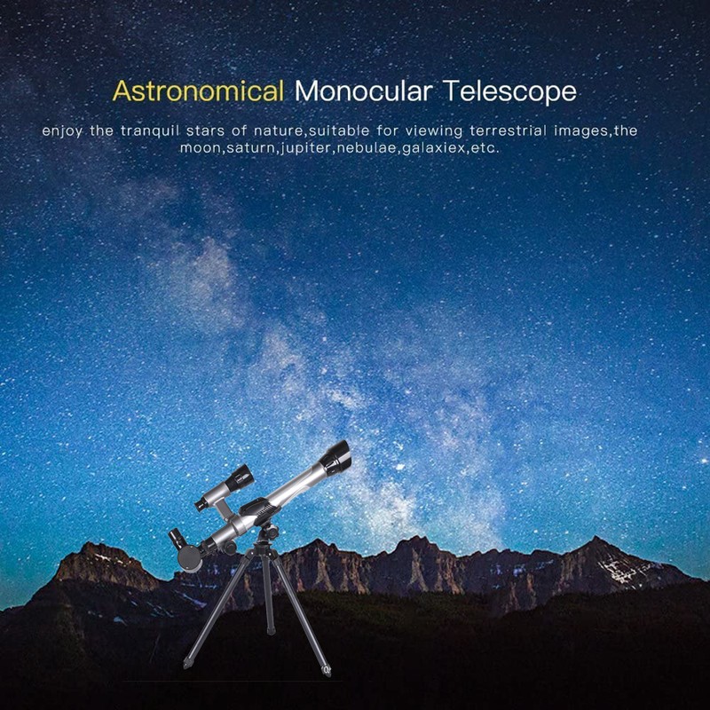 Outdoor Monocular Astronomical Telescope With Tripod for Kids Adults Portable